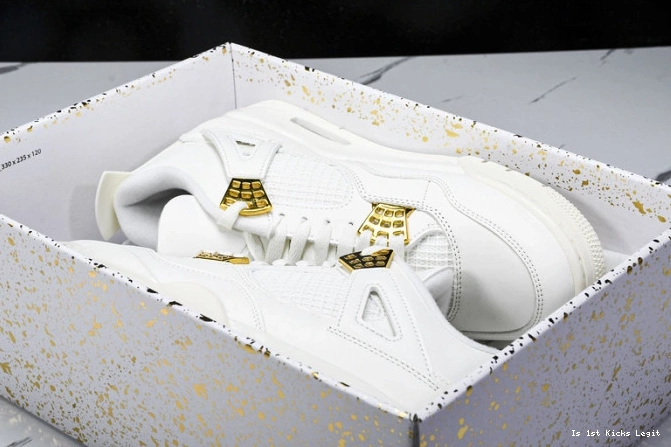 Retro AQ9129-170 Metallic 4 Jordan Gold 0812